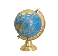 RIZIK STORE  Metal & Plastic  World Map  Floating Globe -  Free  Size, Metal, Pack of1